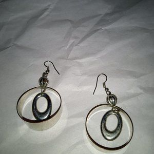 Silver earrings